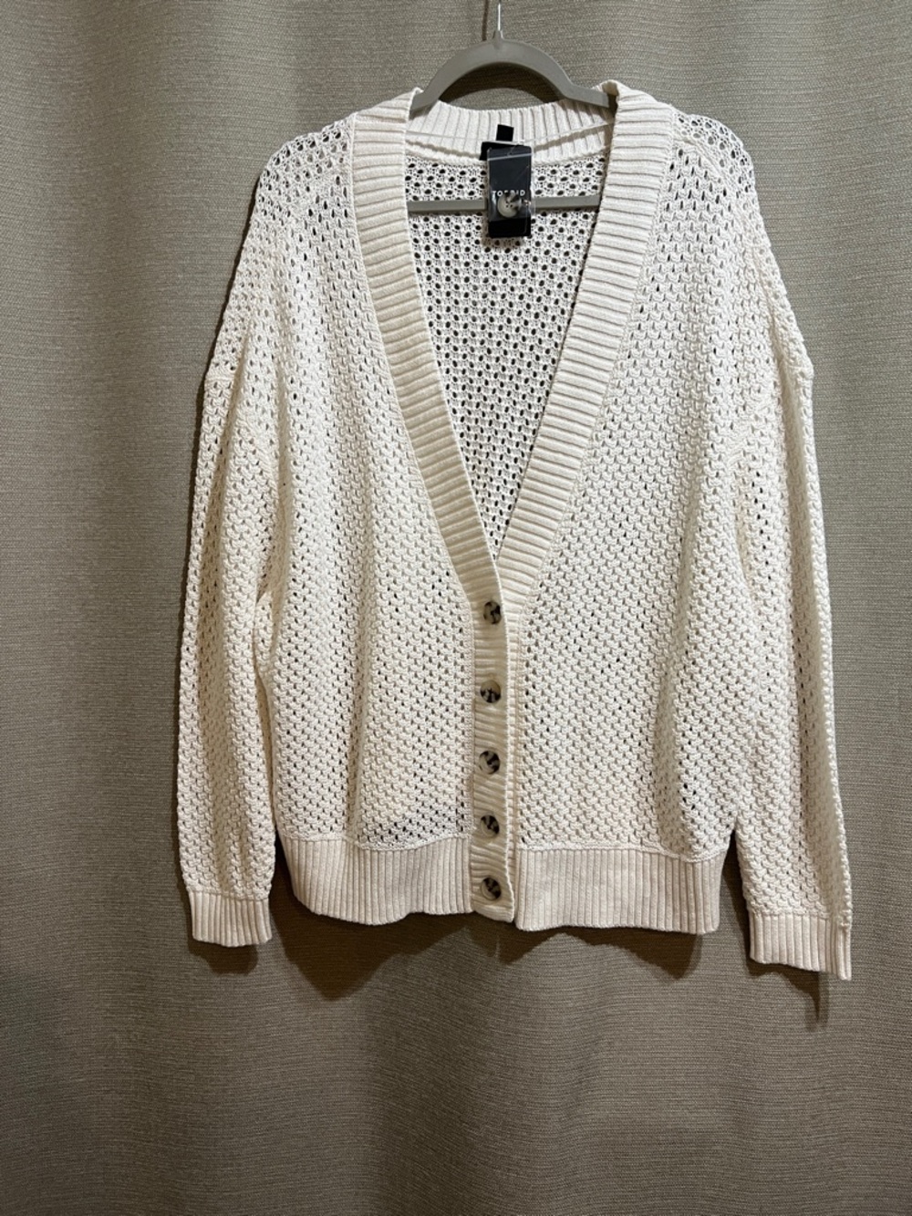 Torrid Whisper‎ White Crochet Cotton Cardigan Sweater Size 2X Boho Coastal